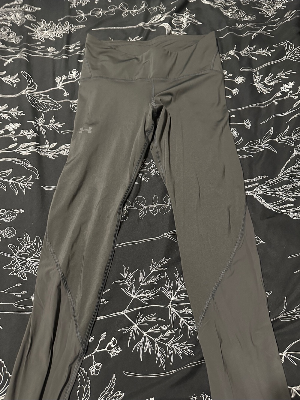 Under Armour Black Performance Leggings with Subtle Logo